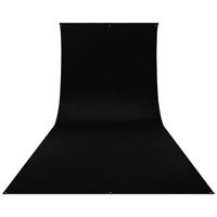 

Westcott 9x20 Feet Wrinkle Resistant Cotton Background, Rich Black