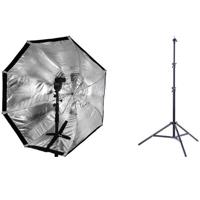 

Westcott 2336 43" Apollo Orb with Removable Front Diffusion Panel - Fiberglass Frame - Bundle With Flashpoint Pro Air Cushioned Heavy Duty Light Stand - 7.2'
