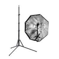 

Westcott 2336 43" Apollo Orb with Removable Front Diffusion Panel - Fiberglass Frame - Bundle With Flashpoint Nano Light Stand - 7'