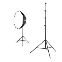 

Westcott 2340 43" Apollo Orb Speedlite Kit - Fiberglass Frame - Bundle with Flashpoint Pro Air Cushioned Heavy Duty Light Stand - 13'