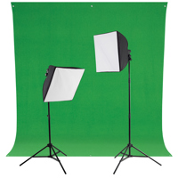 

Westcott uLite LED Green Screen Photo Lighting Kit, Includes 2x uLite Constant Light, 25x CloudKO Lite Green Screen Extractions
