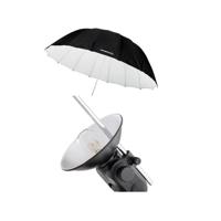 

Westcott 7 Feet Parabolic Umbrella, White/Black - Bundle With Flashpoint Streaklight Umbrella Reflector Kit