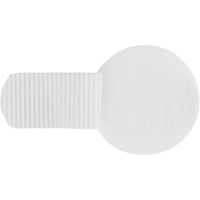 

Wireless Mic Belts Cable Discs Management Tabs, White, 50-Pack