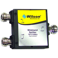 

Wilson Electronics -3dB 2-Way Splitter with N-Female Connector, 700-2700MHz, 50Ohms