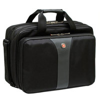

Wenger Legacy 15.6" Checkpoint Friendly Double Gusset Attache Style Top Load Case, Black