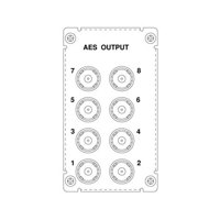 

Wohler 8-Pair 16-Channel AES Audio Output Module for AMP2-E16V-M and AMP2-16V-M Audio/Video Monitor