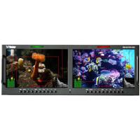 

Wohler RM-4210W-3G2 Dual 10.1 3G/HD/SD-SDI, Composite, HDMI Video Monitor, 4RU