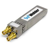 

Wohler 3G/HD/SD-SDI Dual Receiver SFP Module with Software Activation Key, HD-BNC Connectors