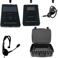 

Williams Sound Digi-Wave INT 2 400 Series Interpretation System, Includes 10x DLR 400 ALK Receivers, MIC 144 Headset Microphones