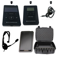 

Williams Sound Digi-Wave TGS 10 400 Series Tour Guide System, Includes DLT 400 Transceiver, 10x DLR 400 ALK Receivers & MIC 144 Headset Microphone