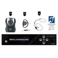 

Williams Sound FM 558-24 Plus Large Area Dual FM and Wi-Fi Assistive Listening System, Includes FM T55 Transmitter, 24x PPA R38N Receivers