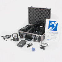 

Williams Sound FM ADA Compliance Kit, Includes Transmitter, 4x Receivers, 4x Headphones, MIC 090/MIC 049 Mic, Carry Case, 2x Neckloops, 5x Batteries, Wall Plaque