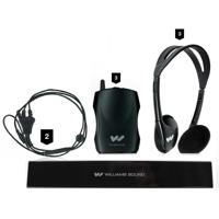 

Williams Sound SoundPlus IR T2 Medium-Area Infrared Transmitter System with 3x WIR RX22-4 4-Channel Infrared Receivers and 3x HED 021 Folding Headphones