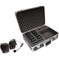 

Williams Sound 10-User Personal PA FM Tour Guide System, Includes PA T46 Transmitter, 10x Receivers, MIC 100 Headset Mic, 11x BAT 001-2 (2 AA Batteries), Carry Case