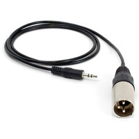 

Williams Sound 3' XLR Male to 3.5mm Stereo Plug Cable for IC-2 Console/DLT 100 Transceiver