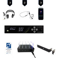 

Williams Sound WaveCAST WF SY5 PRO-3 Wi-Fi Assistive Listening System with 3x WF R1N Receivers