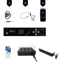 

Williams Sound WaveCAST WF SY5 PRO-4 D Wi-Fi Assistive Listening System with Dante Input and 4x WF R1N Receivers