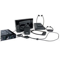 

Williams Sound 2-Channel Infrared Courtroom System, Includes MOD 232 Modulator, WIR TX9 Emitter, WIR RX18 Receivers, WIR RX22-4 Receivers, HED021 Headphones, Black