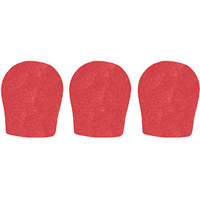 

WindTech 300P Series Windscreen, Inside Diameter 1.375" / 35mm - 3-Pack, Red