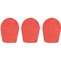 

WindTech 600P Series Windscreen, Inside Diameter 1.0" / 25mm - 3-Pack, Tangerine