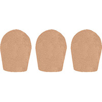 

WindTech 600P Series Windscreen, Inside Diameter 1.0" / 25mm - 3-Pack, Tan