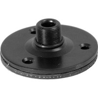 

WindTech 8060B Large Podium Microphone Flange with Threaded Base, Black