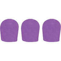 

WindTech 900P Series Windscreen, Inside Diameter 1.625" / 41mm, 3-Pack - Purple