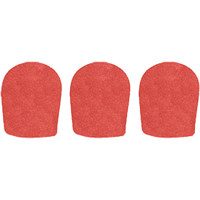 

WindTech 900P Series Windscreen, Inside Diameter 1.625" / 41mm, 3-Pack - Tangerine