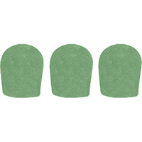 

WindTech 900P Series Windscreen, Inside Diameter 1.625" / 41mm, 3-Pack - Green