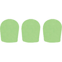 

WindTech 900P Series Windscreen, Inside Diameter 1.625" / 41mm, 3-Pack - Neon Green