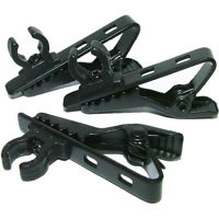 

WindTech Pressure Fit "Snap-In" Type Lavalier/Lapel Microphone Tie Clips, 3-Pack