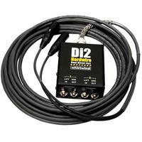 

Whirlwind 50' 2-Ch Di2 Hardwired Dual Direct Box with Snakeskin XLR Fanout Cable, 20Hz-20kHz Frequency Response, Black