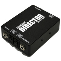 

Whirlwind Director PA Direct Box with 30dB Pad & High Cut Filter Switches, 20Hz-20kHz Frequency, 1x 1/4" TS Phone Input & 2x 1/4" TS Phone Output Connectors