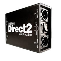 

Whirlwind DIRECT2 Passive 2-Channel Direct Box, 20Hz-20kHz Frequency, 2x 1/4" TS Phone Input & 2x XLR and 2 x 1/4" TS Phone Thru Output Connectors