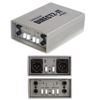 

Whirlwind DIRECT2-JT Two Channel Passive Direct Box with Jensen Transformers, 20Hz-20kHz Frequency Response, XLR/1/4" TS Phone Thru Output Connectors