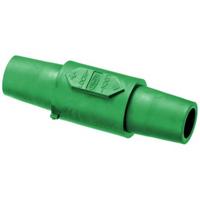 

Whirlwind 16 Series 1-Pole Cam-Type Gender Reversing Double Female Coupler, Green