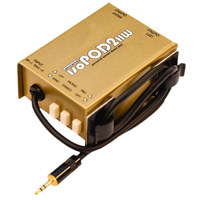 

Whirlwind ISOPOD2HW Personal Stereo Direct Box, 3.5mm TRS Male Input, 2x XLR Male Balanced Output, Ground Lift/Pad/Mono Switches
