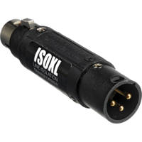 

Whirlwind ISOXL Line-Level Isolation Transformer, 3-Pin XLR Male/Female Connectors