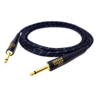 

Whirlwind Cable - Instrument, Leader Elite, cloth covered, 18.5', blue stripe