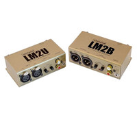 

Whirlwind LM2U 2-Channel Balanced to Unbalanced Line Level Converter, 20Hz-20kHz Frequency Response, 100Ohms Balanced Output Impedance