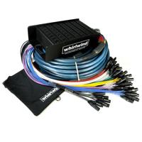 

Whirlwind 50' Box to Fan 10 XLR Returns Medusa Elite Snake Cable with SnakeSkin/Pig Bag, 48 XLR Inputs