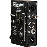

Whirlwind MCT7 Multi Connector Cable Tester, Tests NL4/5-Pin DIN/BNC/XLR/TRS/RCA/3.5mm Connectors