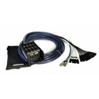 

Whirlwind 50' Box to Fan Medusa Data Snake Cable with SnakeSkin/Pig Bag, 20 XLR Inputs, 2 Cat6 Ethercon