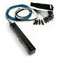 

Whirlwind 25' Box to Fan Mini 12 Elite Low Profile Snake Cable with SnakeSkin/Pig Bag, 12 XLR Inputs, No Returns