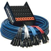 

Whirlwind 50' Box to Fan 4 1/4" TRS Medusa Elite Snake Cable with SnakeSkin/Pig Bag, 24 XLR Inputs