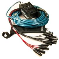 

Whirlwind Medusa Standard Series 50' Stagebox to Fanout Audio Snake Cable, 8-XLR Input and 4-XLR Returns
