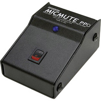 

Whirlwind Micmute PPD Latching Switch-On/Switch-Off Desktop Design Audio Switch, 1x XLR Female Input and 1x XLR Male Output Connectors