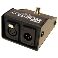 

Whirlwind Micmute PT Push-to-Talk Pedal Design Switch, 1x XLR Female Input and 1x XLR Male Output Connectors