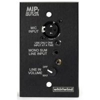 

Whirlwind MIP7 Media Input Plate, 3.5mm TRS Inputs, Black