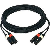 

Whirlwind MK4PP 1' Siamese Stereo 2 XLR Female to 2 XLR Male Mic Cable
